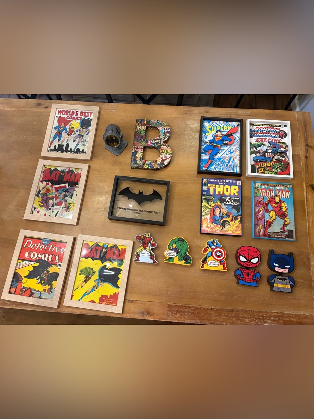 Marvel and DC Superhero Wall Art and Decor Collection